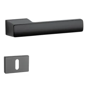 Kľučka na dvere AS - BRISA - RT 7S CIM - čierna matná (BK) | MP-KOVANIA.sk #4122682