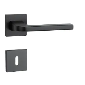 Kľučka na dvere AS - ISMENA - HR 7S CIM - čierna matná (BK) | MP-KOVANIA.sk #4123474