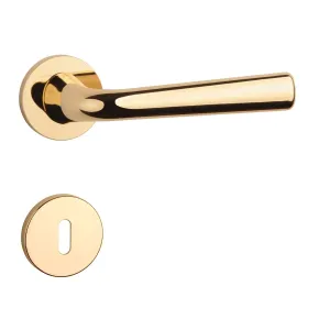Kľučka na dvere AS - TULIPA - R 7S ZLL - zlatá lesklá (LG) | MP-KOVANIA.sk #4123564