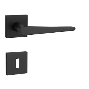 Kľučka na dvere AT - ARNICA - HR 7S CIM - čierna matná (BLACK) | MP-KOVANIA.sk #4123572