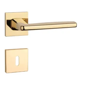 Kľučka na dvere AT - ERBA - HR 7S ZLL PVD - zlatá lesklá (GOLD PVD) | MP-KOVANIA.sk #4124482