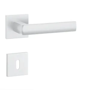 Kľučka na dvere AT - HOSTA - HR 7S BIM - biela matná (WHITE) | MP-KOVANIA.sk #4123928