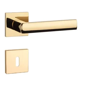 Kľučka na dvere AT - HOSTA - HR 7S ZLL PVD - zlatá lesklá (GOLD PVD) | MP-KOVANIA.sk #4124495