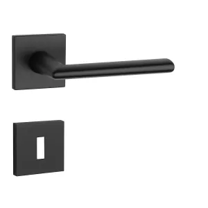 Kľučka na dvere AT - PRIMULA - HR 7S CIM - čierna matná (BLACK) | MP-KOVANIA.sk #4124457