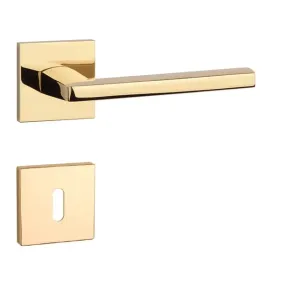 Kľučka na dvere AT - PYROLA - HR 7S ZLL PVD - zlatá lesklá (GOLD PVD) | MP-KOVANIA.sk #4124485