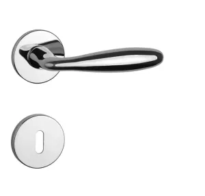 Kľučka na dvere AT - VERBENA - R 7S CHL - chróm lesklý (CP) | MP-KOVANIA.sk #4124329