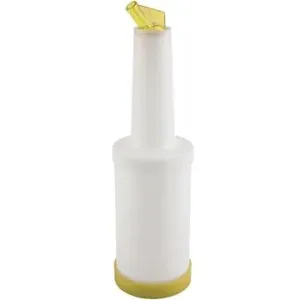 Dávkovacia a skladovacia fľaša plast APS 1 l žltá