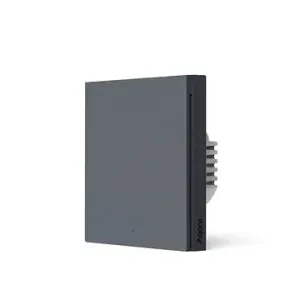 AQARA Smart Wall Switch H1(With Neutral, Single Rocker), sivý