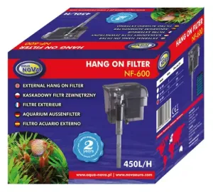 AQUA NOVA Závesný filter do akvária NF-600
