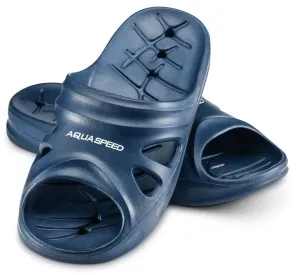 AQUA SPEED Unisex's Swimming Pool Shoes Florida Navy Blue Pattern 10 #8796891