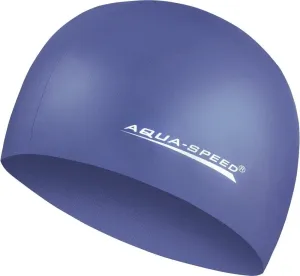 AQUA SPEED Unisex's Swimming Cap Mega Navy Blue Pattern 10