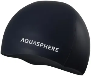 Plavecká čiapka aqua sphere plain silicone cap čierna