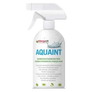 AQUAINT Osobná + Hygienická starostlivosť 100% ekologická čistiaca voda, rozprašovač 1x500 ml