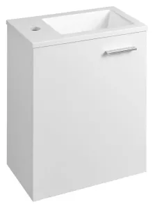 AQUALINE - ZOJA skrinka s umývadlom 40x22 cm, biela 51049A-01