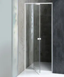 AQUALINE - AMICO sprchové dvere výklopné 1040-1220x1850, číre sklo G100