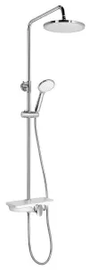 AQUALINE - MARCO sprchový stĺp s pákovou batériou, biela SL100