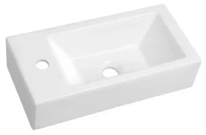 AQUALINE - ANTIK keramické umývadlo, 50x24,5 cm, biela HF090