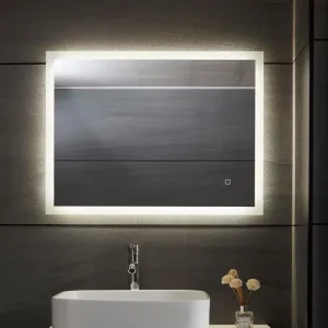 AQUAMARIN kúpeľňové zrkadlo s LED osvetlením, 100 x 60 cm #1811691