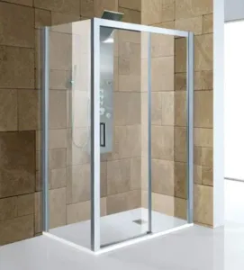 AQUATEK Sprchovací kút obdĺžnikový s jednými zásuvnými dverami DYNAMIC R33 120x90 ľavý