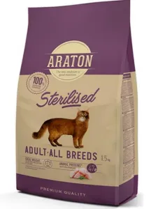 ARATON cat adult sterilised - granule pre kastrované mačky 1,5kg #7467218