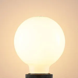 LED E27 8W 2 700K G95 Globe, stmievateľná, opál