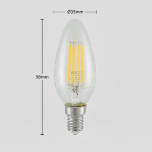 LED žiarovka filament E14 4W 827 3-stepdim 2 ks