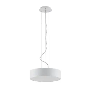 Arcchio Noabelle LED závesná lampa, biela, 40 cm