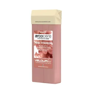 Arcocere Professional Wax Pink Titanium epilačný vosk roll-on náhradná náplň 100 ml