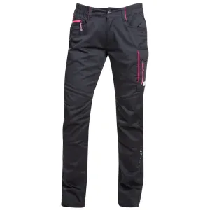 Ardon Dámske pracovné nohavice FLORET - Čierna / ružová | 48 #8571153