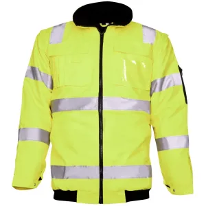 Zimná nepremokavá reflexná bunda 2v1 Ardon Howard - veľkosť: M, farba: žltá