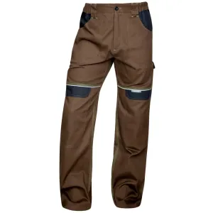 Pánske montérkové nohavice do pása Ardon Cool Trend - veľkosť: 54, farba: hnedá