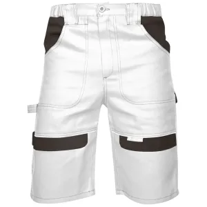 Pánske montérkové šortky Ardon Cool Trend - veľkosť: 56, farba: biela/sivá
