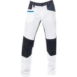 Pánske strečové montérkové nohavice Ardon 4Xstretch - veľkosť: 60, farba: biela
