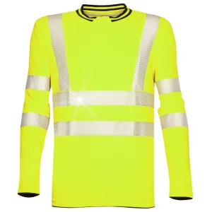 Tričko s dlhým rukávom ARDON® Signal - veľkosť: XXL, farba: žltá