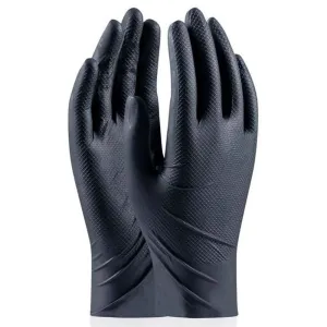 Ardon Odolné jednorazové rukavice GRIPPAZ 246A - Čierna | 10