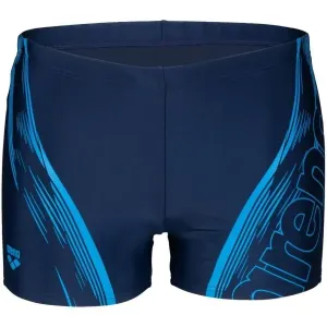 Arena SWIM SHORT GRAPHIC Pánske nohavičkové plavky, tmavo modrá, veľkosť #470398