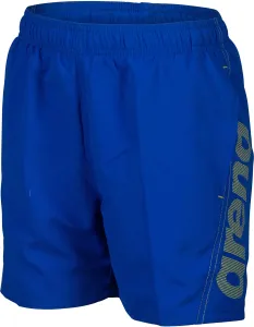 Arena FUNDAMENTALS LOGO JR BOXER Chlapčenské športové šortky, modrá, veľkosť