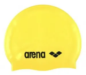 Plavecká čiapka arena classic silicone cap žltá