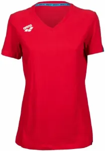 Arena women team t-shirt panel red l