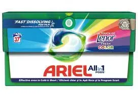 Ariel Lenor fresh Color gélové kapsule 37ks
