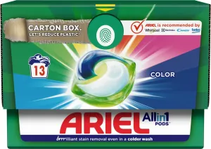 Ariel All-In-1 PODS Color, gélové kapsuly na pranie 13 ks