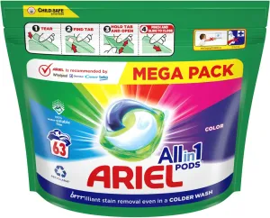 Ariel All-in-1 PODS Color, Gélové Kapsuly Na Pranie, 66 Praní
