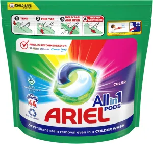 Ariel All-in-1 PODS Color, Gélové Kapsuly Na Pranie, 44 Praní