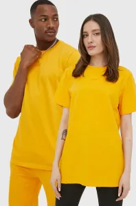 Bavlnené tričko Arkk Copenhagen oranžová farba, jednofarebný