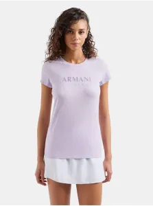 Light purple women's T-shirt Armani Exchange - Women #9503347