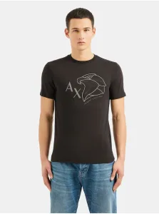 Men's Black T-Shirt Armani Exchange - Men's #9503054