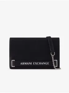 Čierna malá crossbody kabelka Armani Exchange