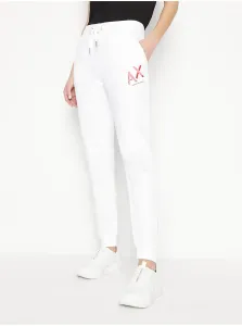 White Women's Sweatpants Armani Exchange - Women