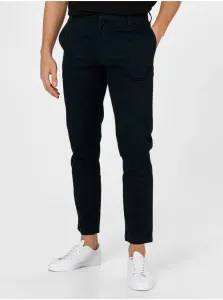Voľnočasové nohavice pre mužov Armani Exchange - modrá #1058733