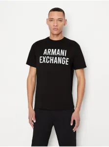 Čierne pánske tričko Armani Exchange #706654